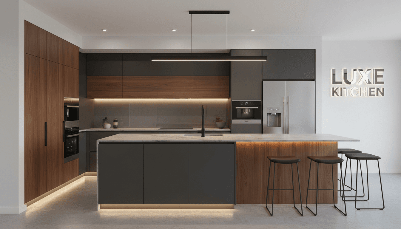 Aménagement cuisine contemporain sur mesure