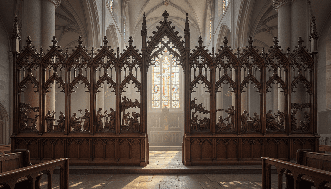 Mobilier religieux en menuiserie bois spécialisée